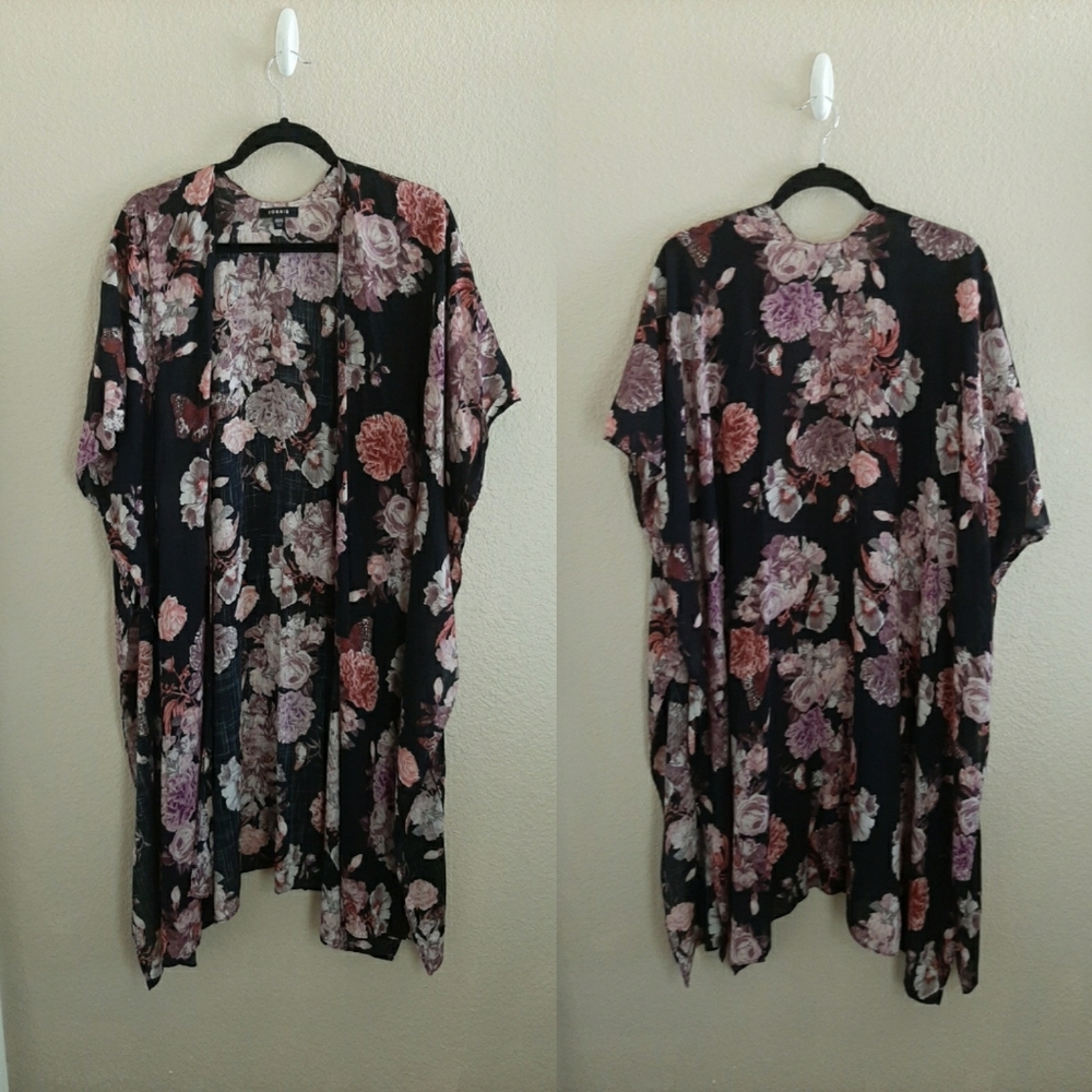 Torrid Floral Gauze Kimono